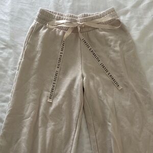 Victoria secret super wide leg light pink sweats